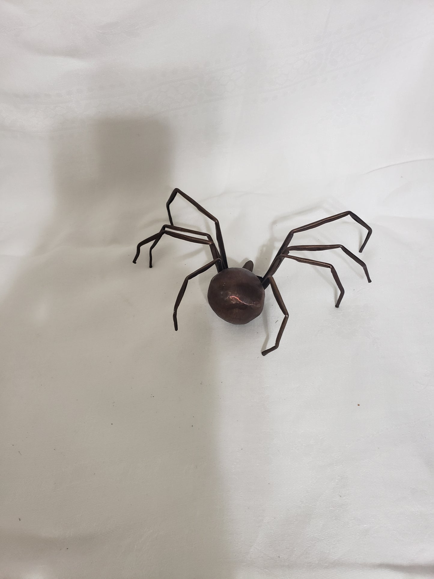 Hand-made, Copper, metal art spider