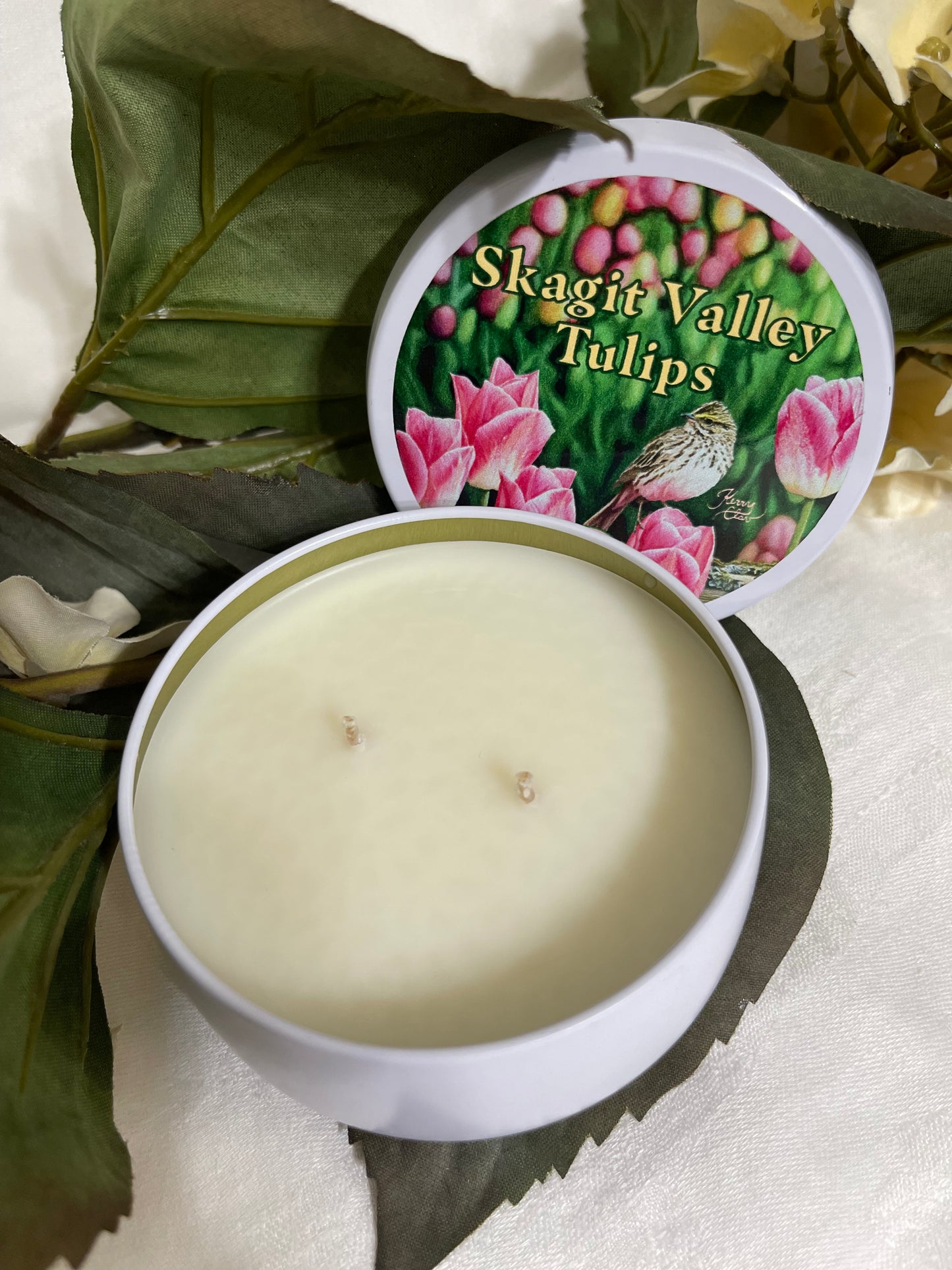 Skagit Valley Tulip Candle Tin
