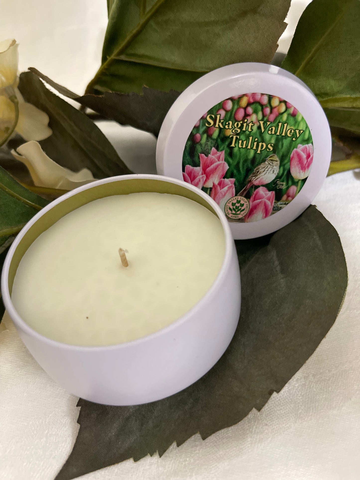 Skagit Valley Tulip Candle Tin