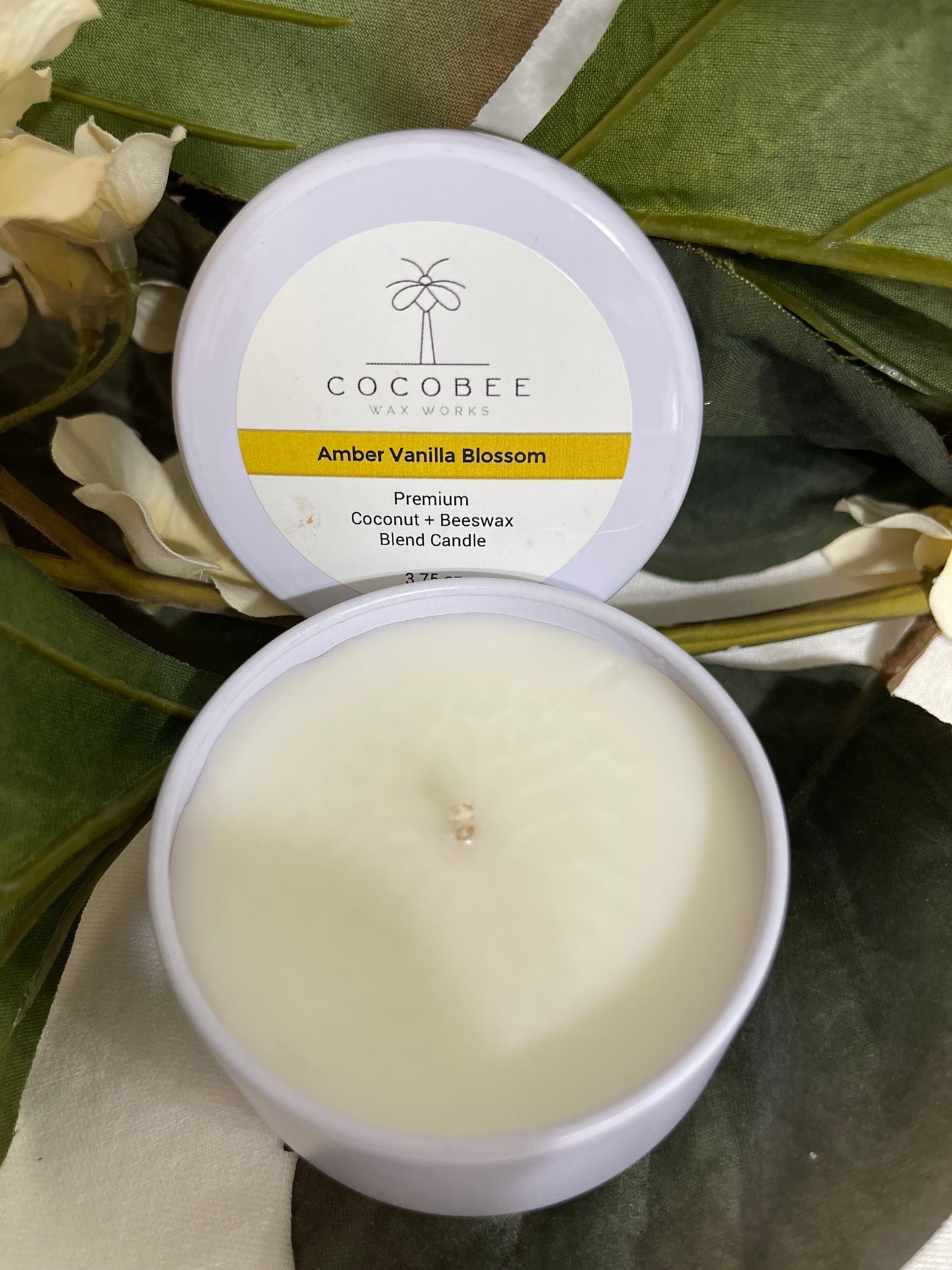 Premium Coconut + Beeswax Blend Candle Tins