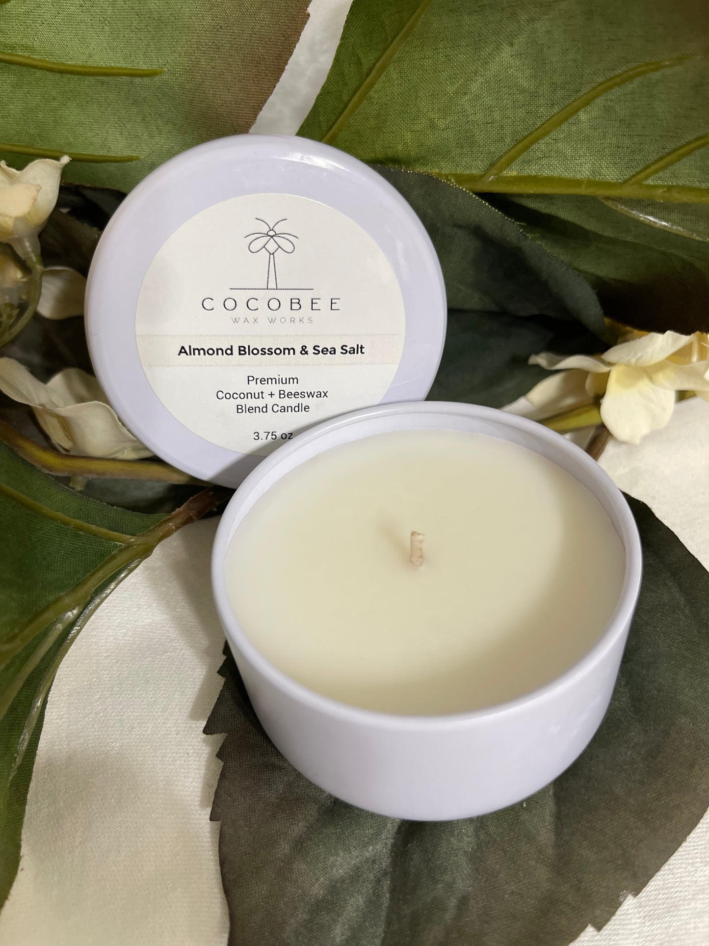 Premium Coconut + Beeswax Blend Candle Tins