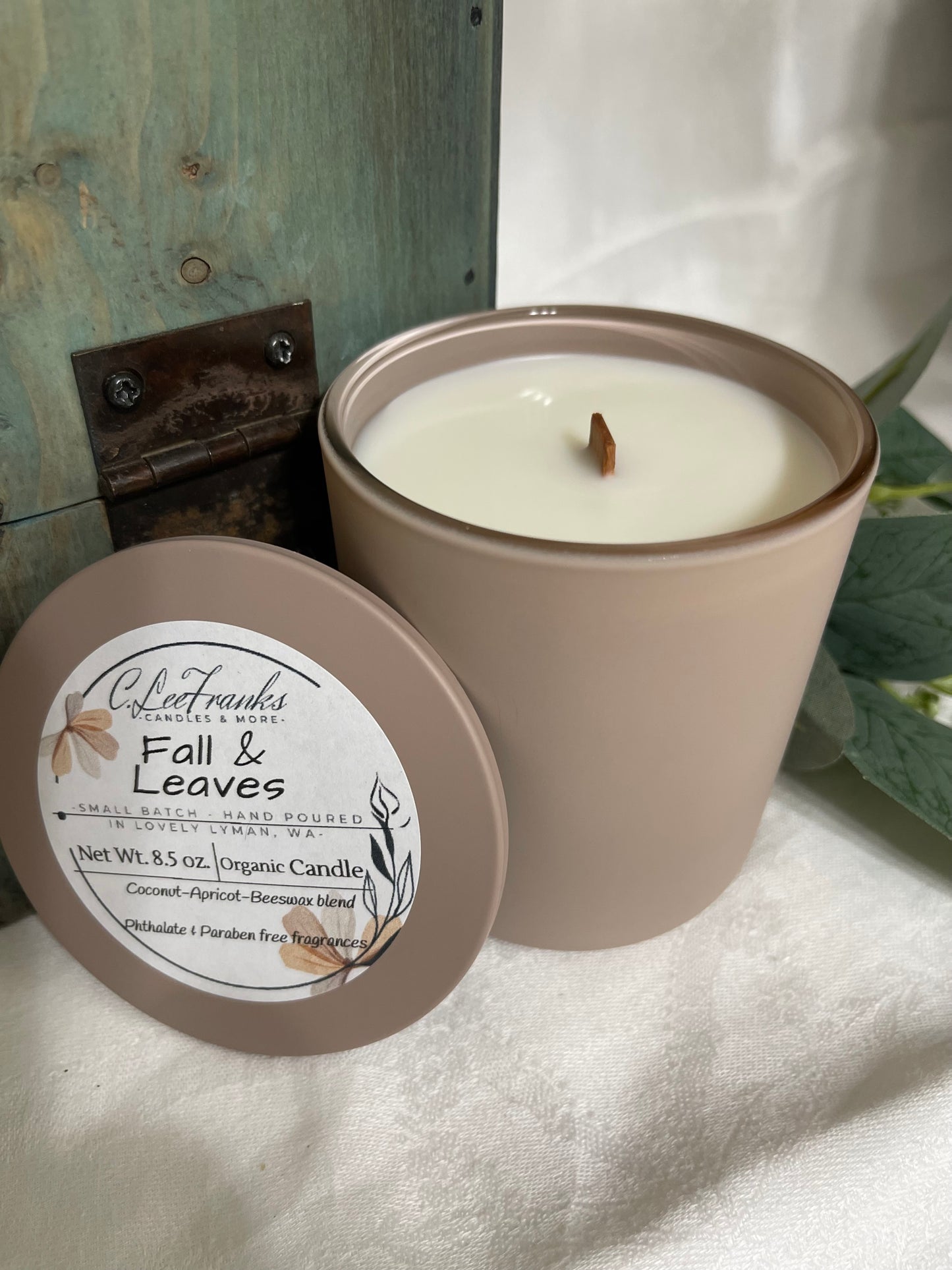 Fall Candles with wood wicks