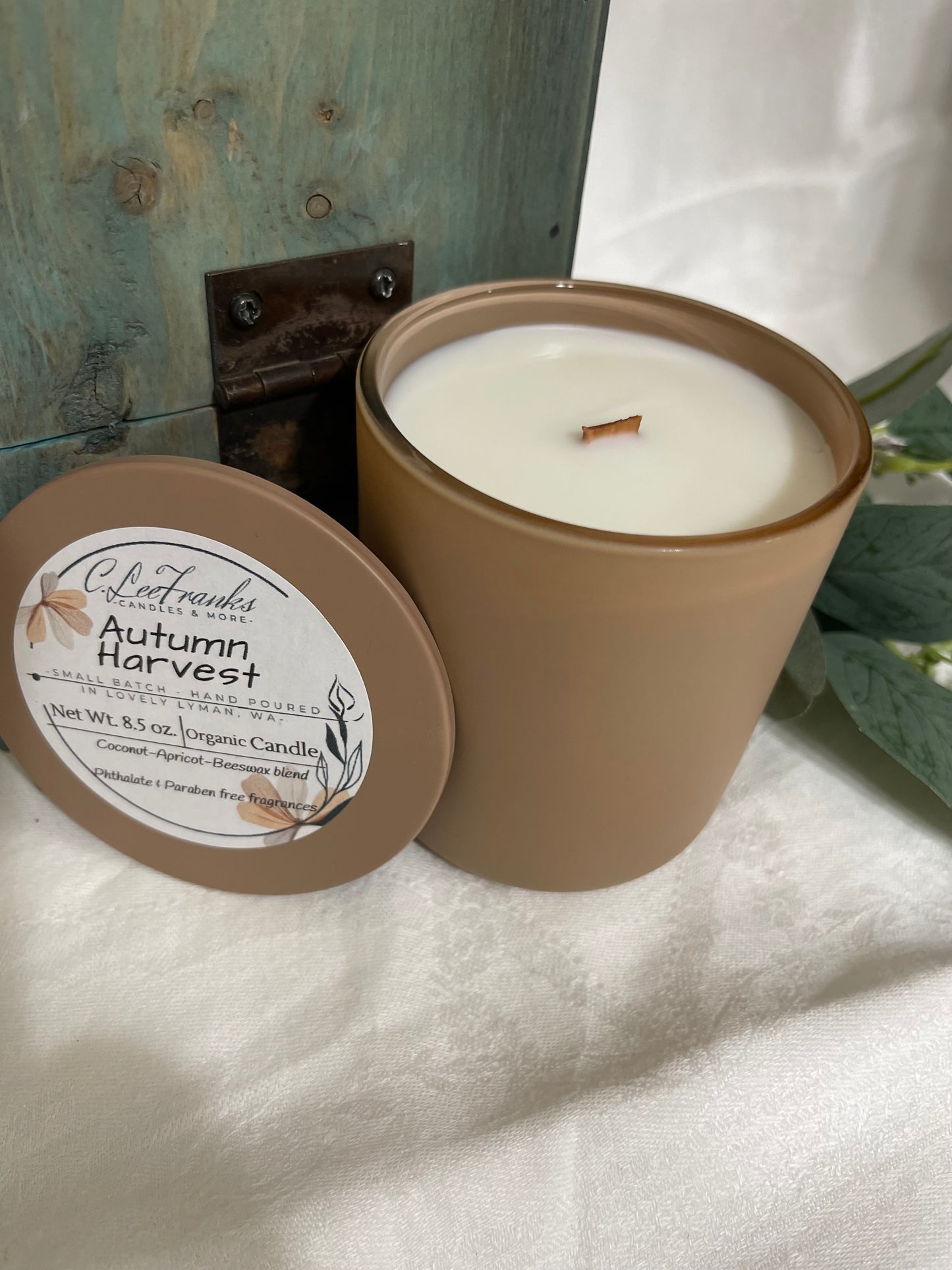 Fall Candles with wood wicks