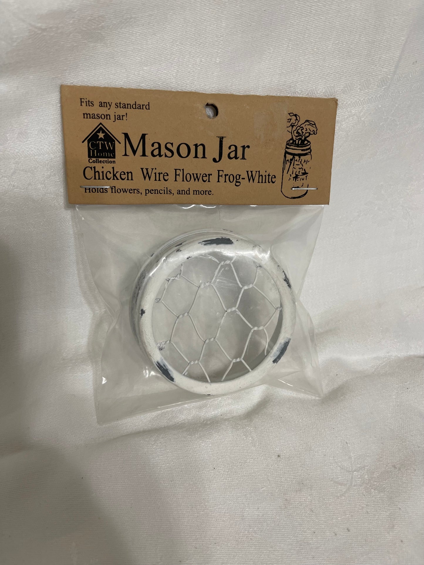 Mason Jar Flower Frog