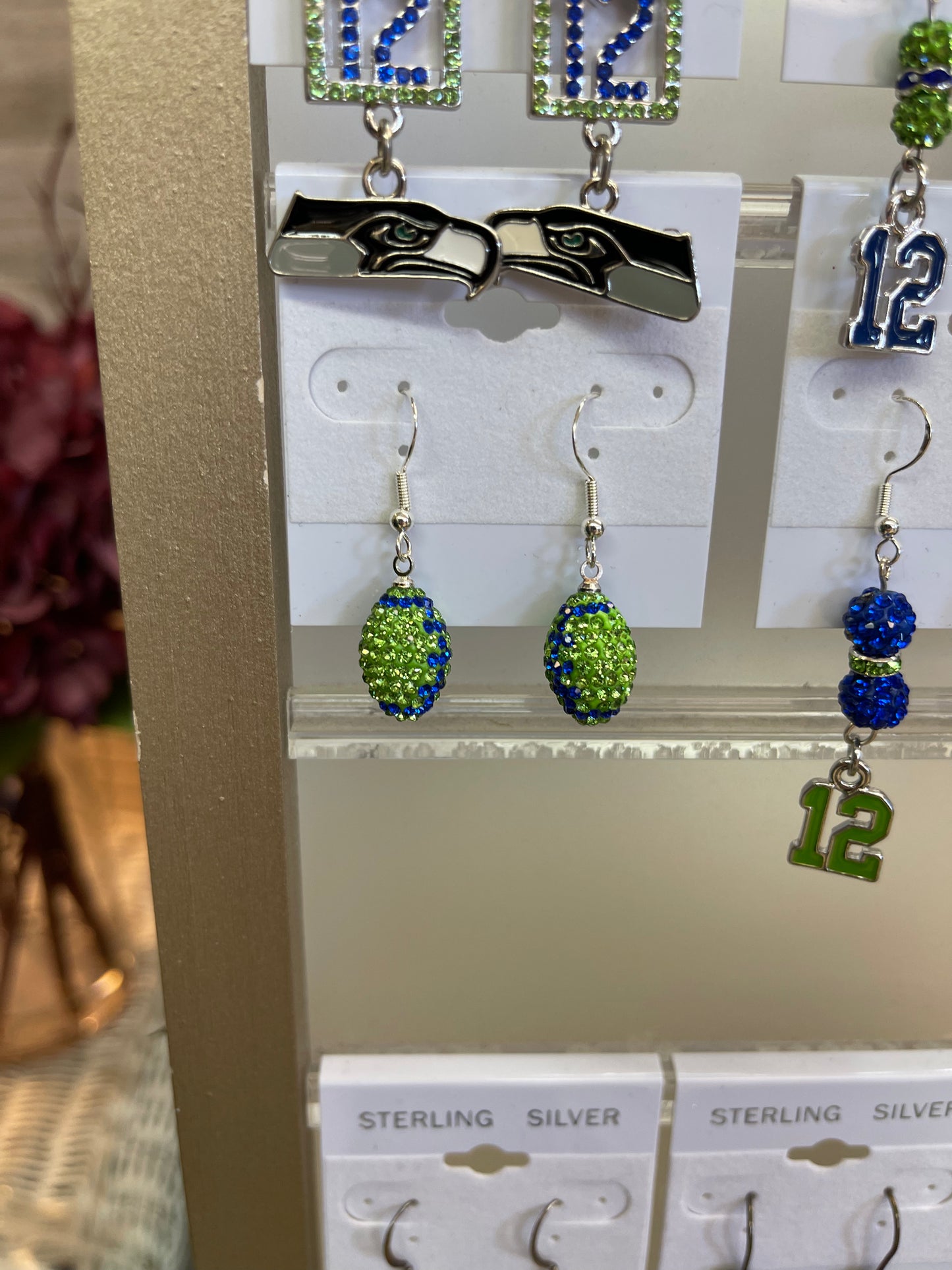 Seahawk Earrings