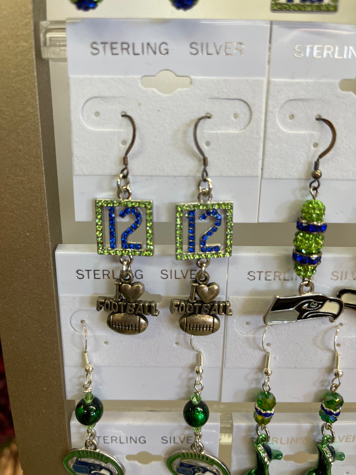 Seahawk Earrings