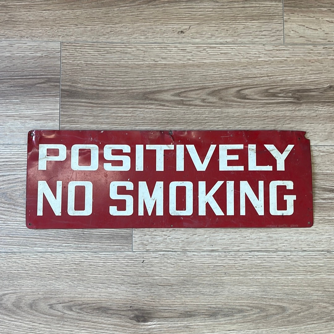 Vintage metal sign