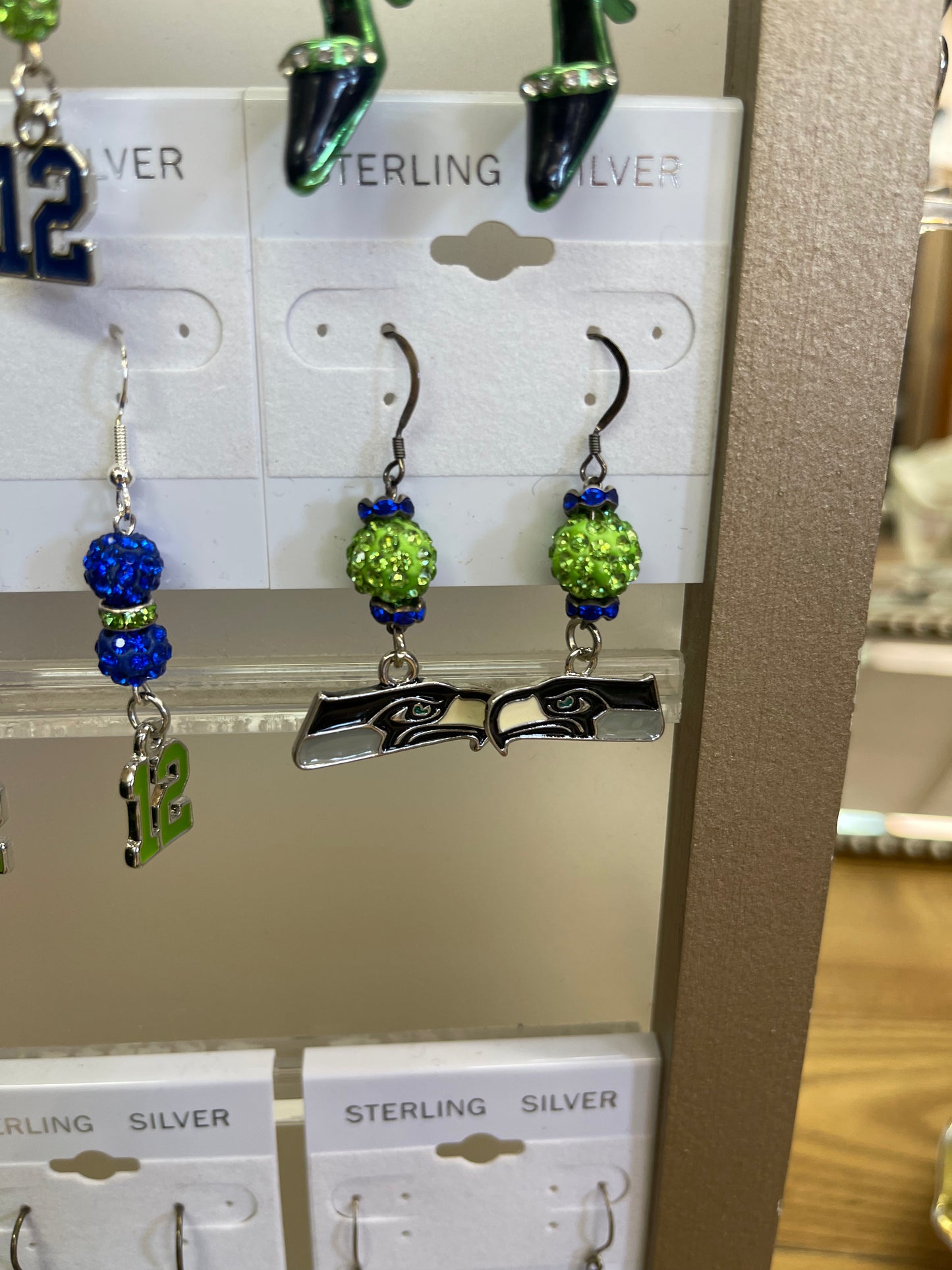 Seahawk Earrings