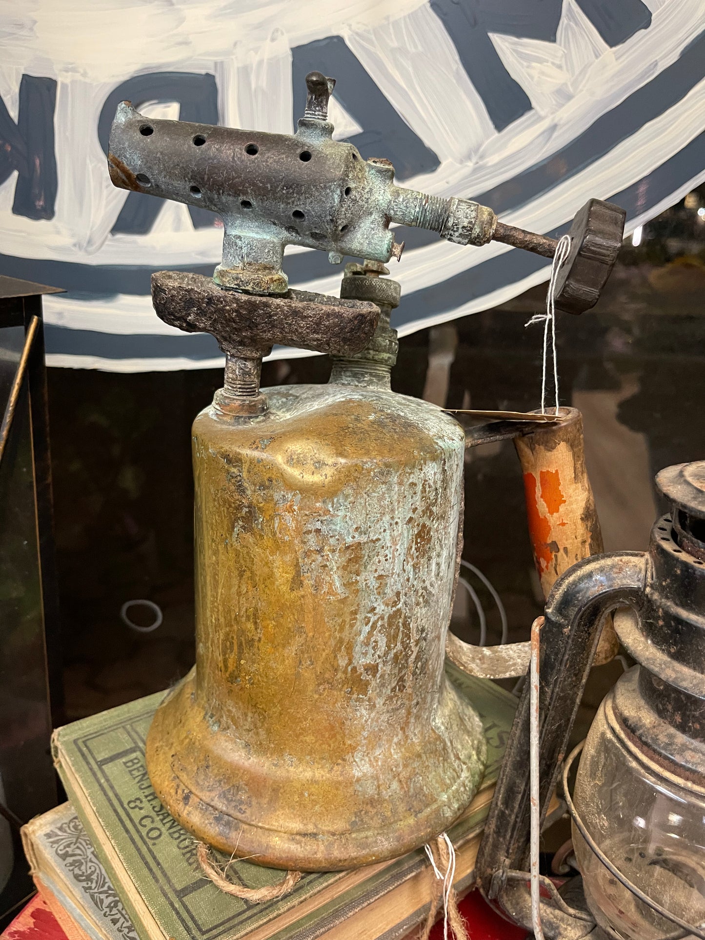 Vintage brass blow torch