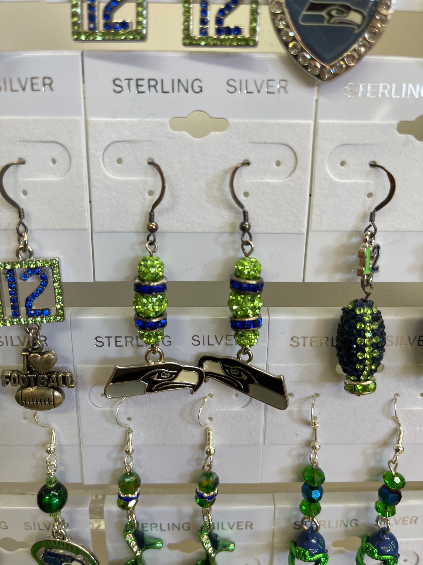 Seahawk Earrings