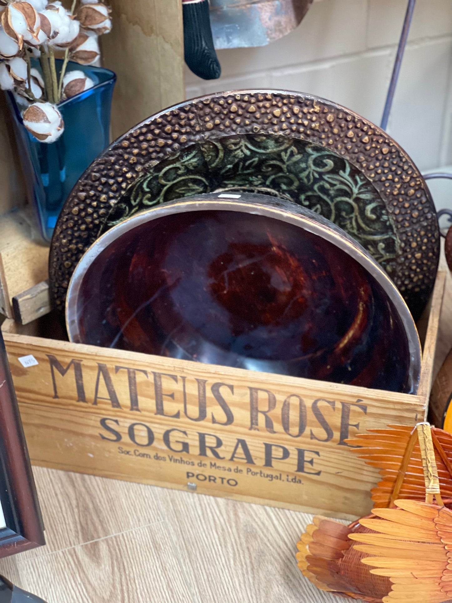 Huge wood bowl