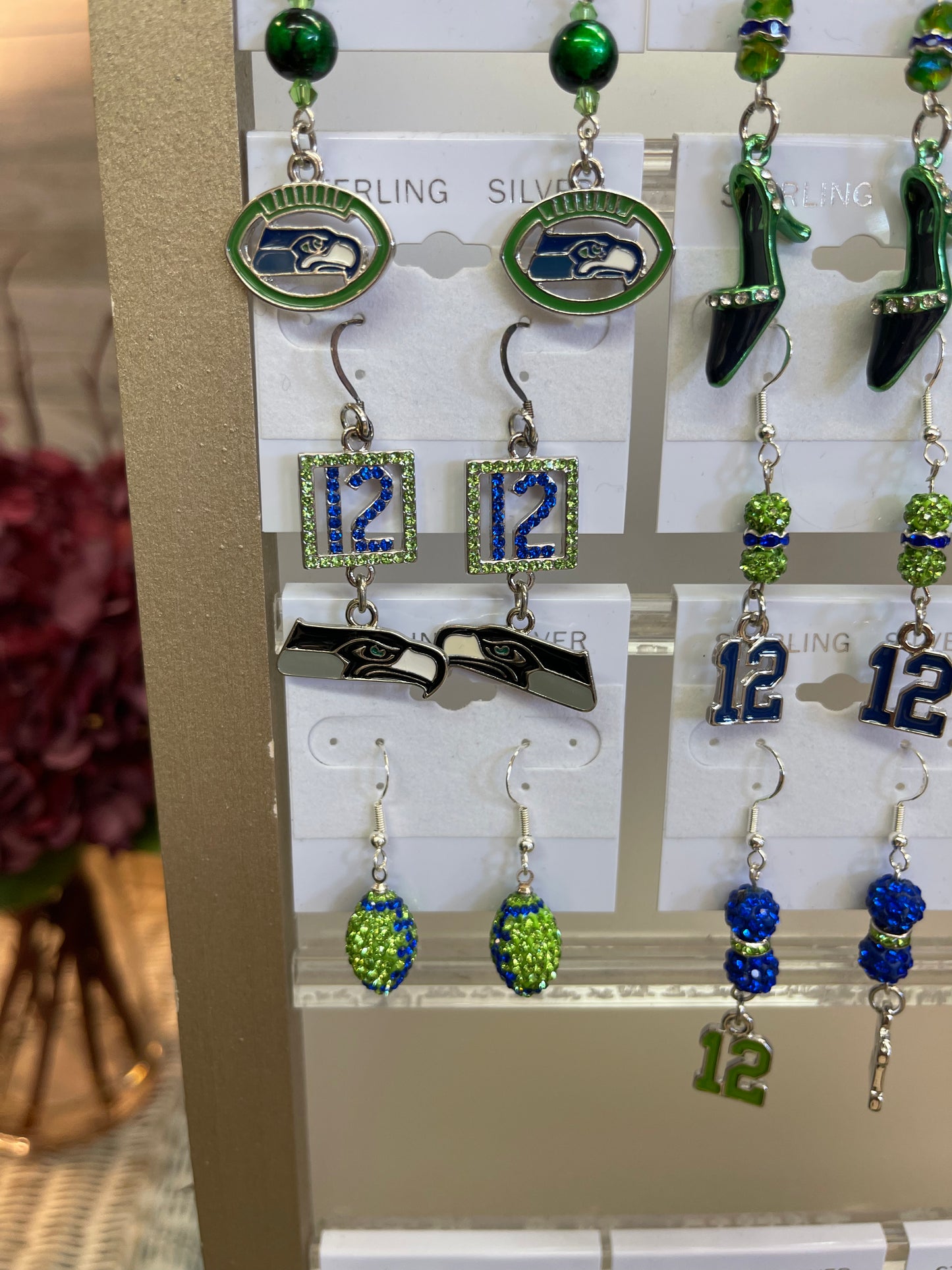 Seahawk Earrings