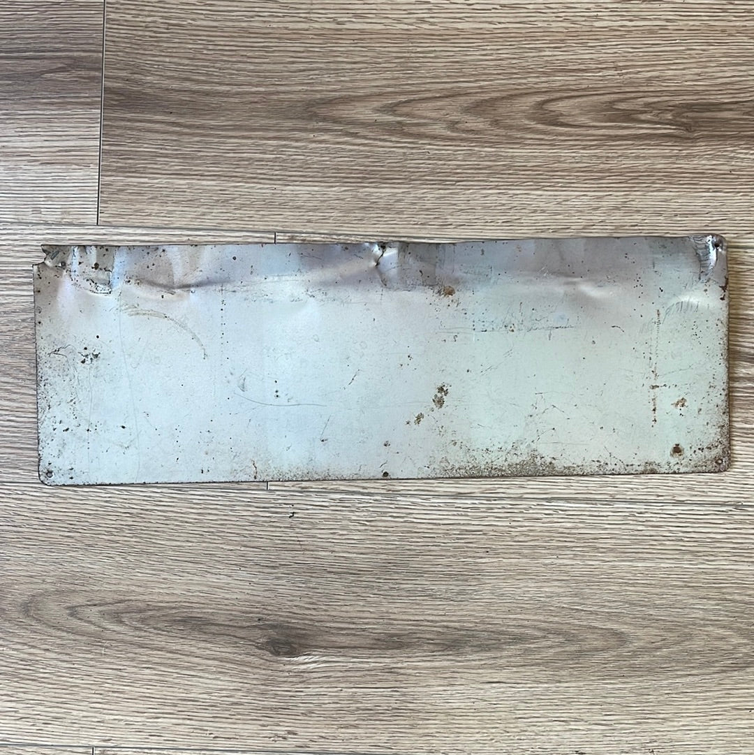 Vintage metal sign