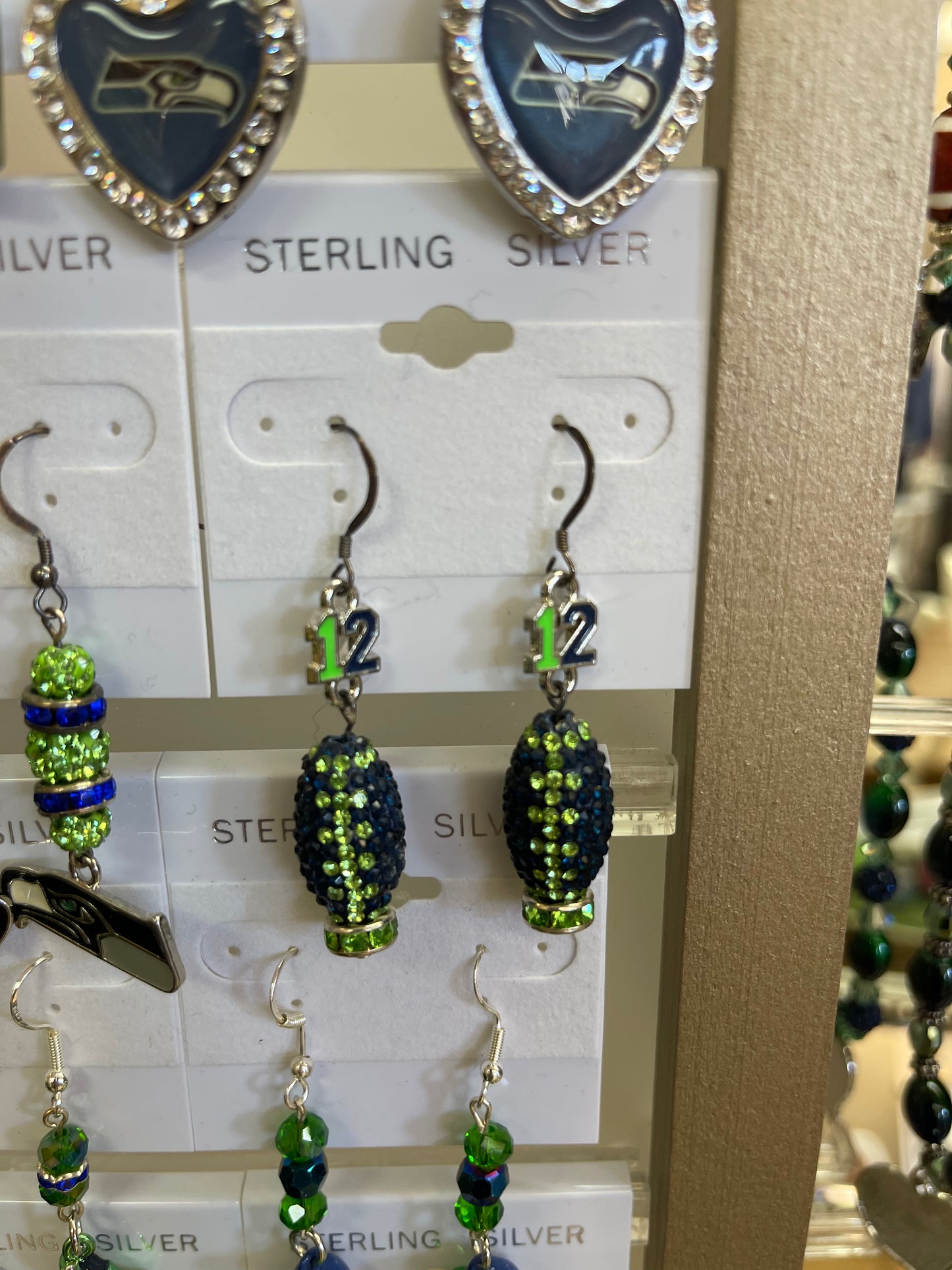 Seahawk Earrings