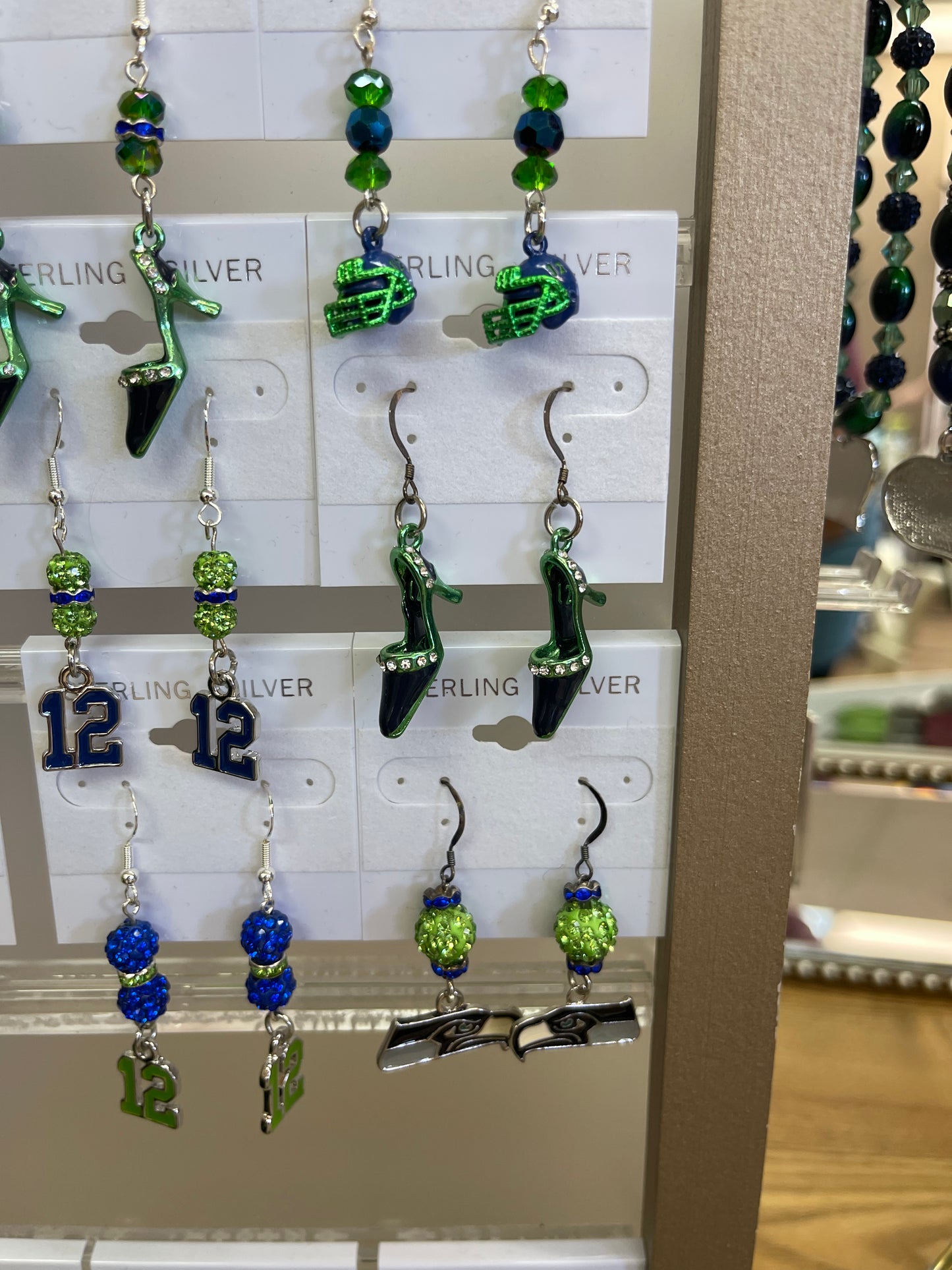 Seahawk Earrings