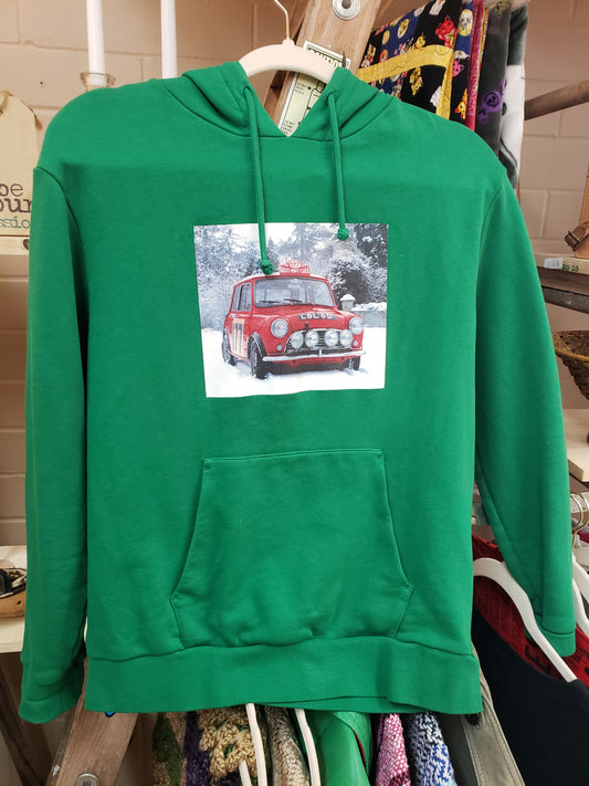 Green, Long-sleeved hoody - "Rallye Monte Carlo - 177"
