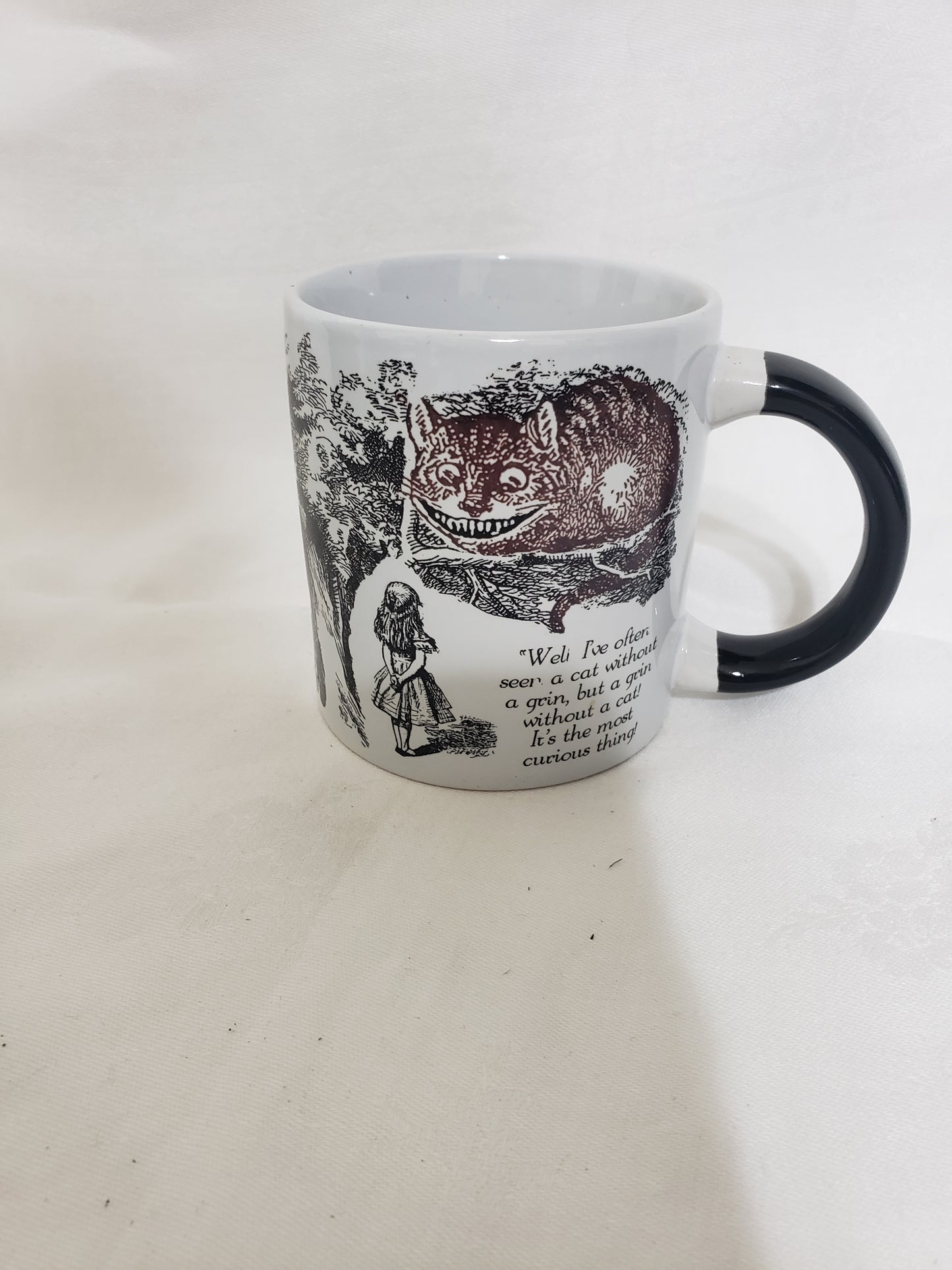 Mug - Cheshire Cat mug - "Well I've often seen a cat without a grin. It's the most curious cat."
