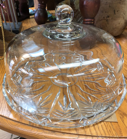 Glass Dome Cover Cake Dish