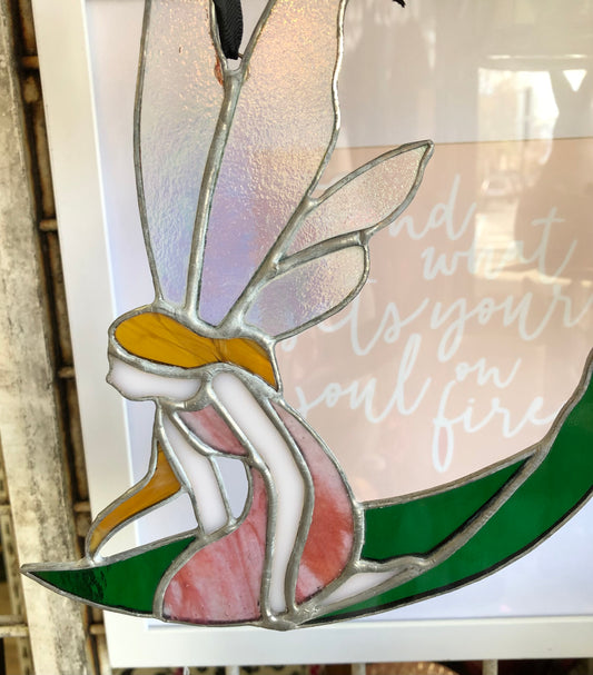 Stained glass fairy