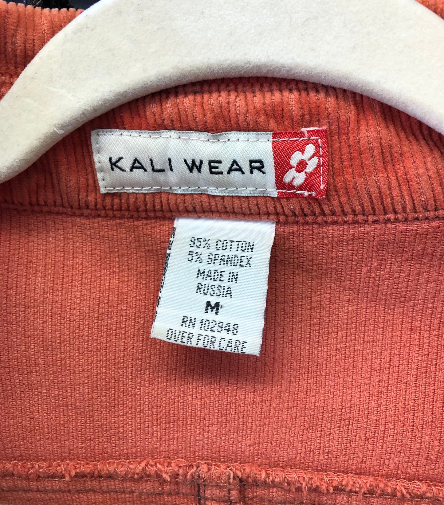 Kali Wear Coral Rust colored jacket size M