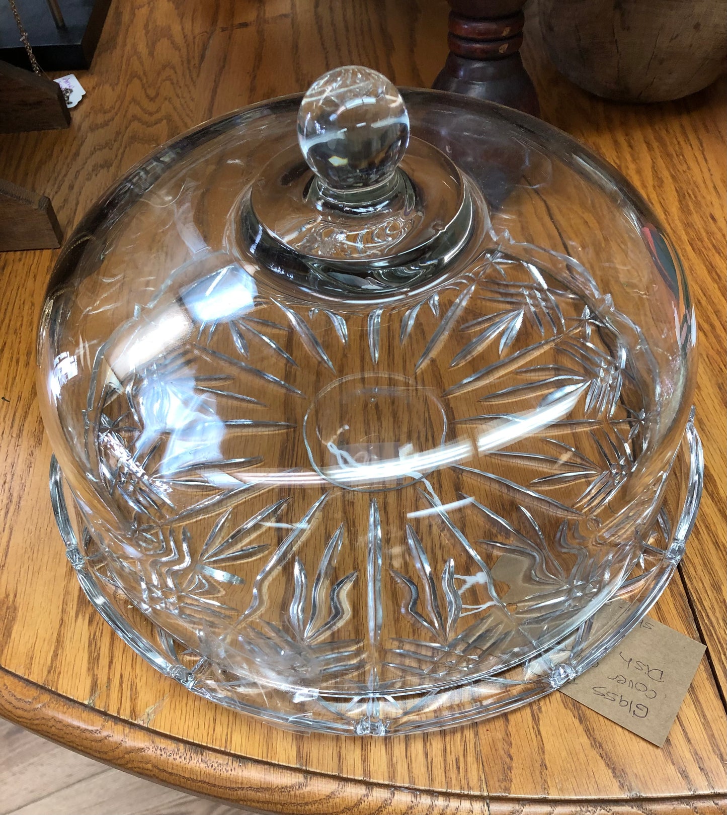 Glass Dome Cover Cake Dish