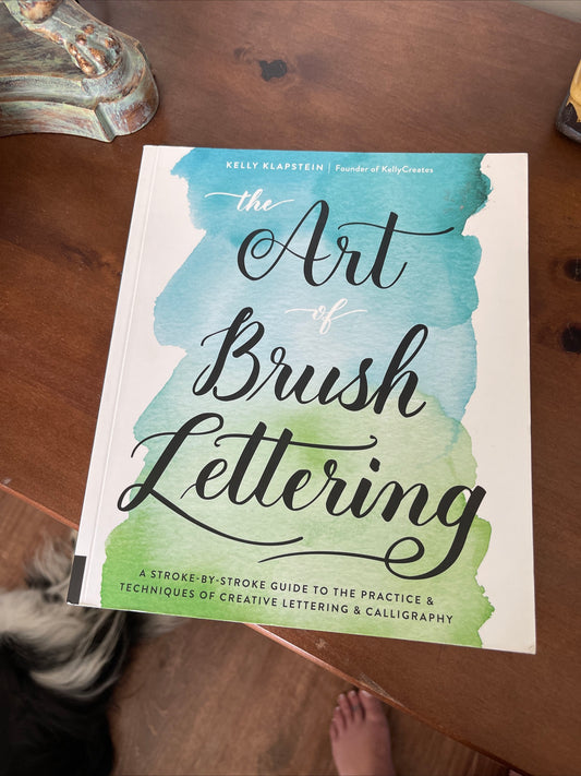 Art of brush lettering book