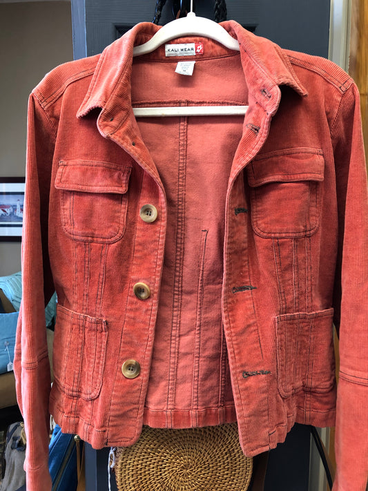 Kali Wear Coral Rust colored jacket size M