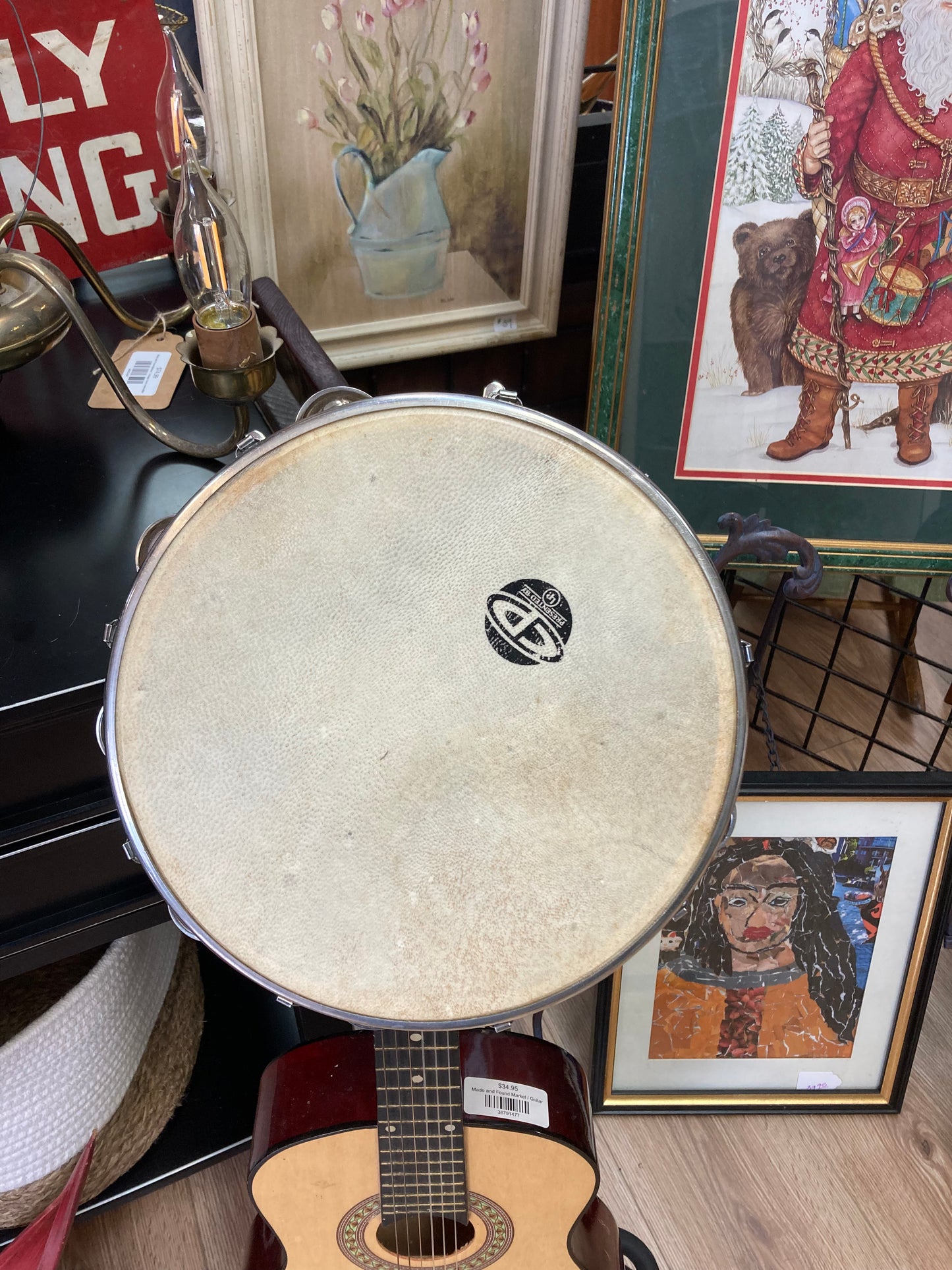 Cosmic Percussion CP Tambourine, 8", 1950's $24.95
