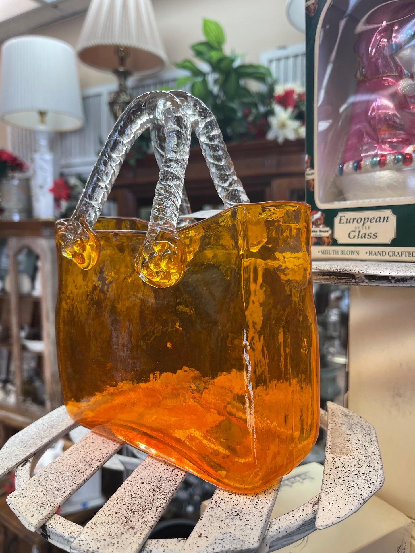 Hand  Crafted - Art Glass Purse