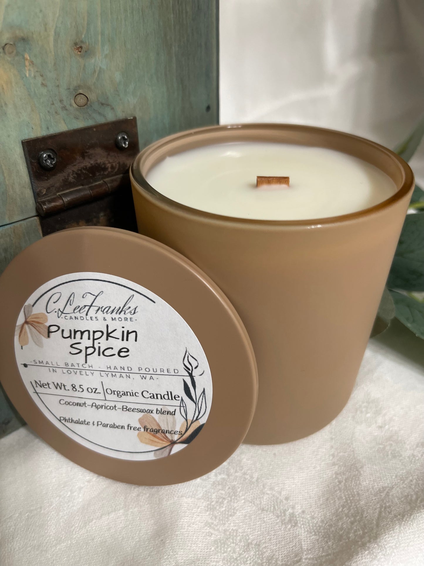 Fall Candles with wood wicks