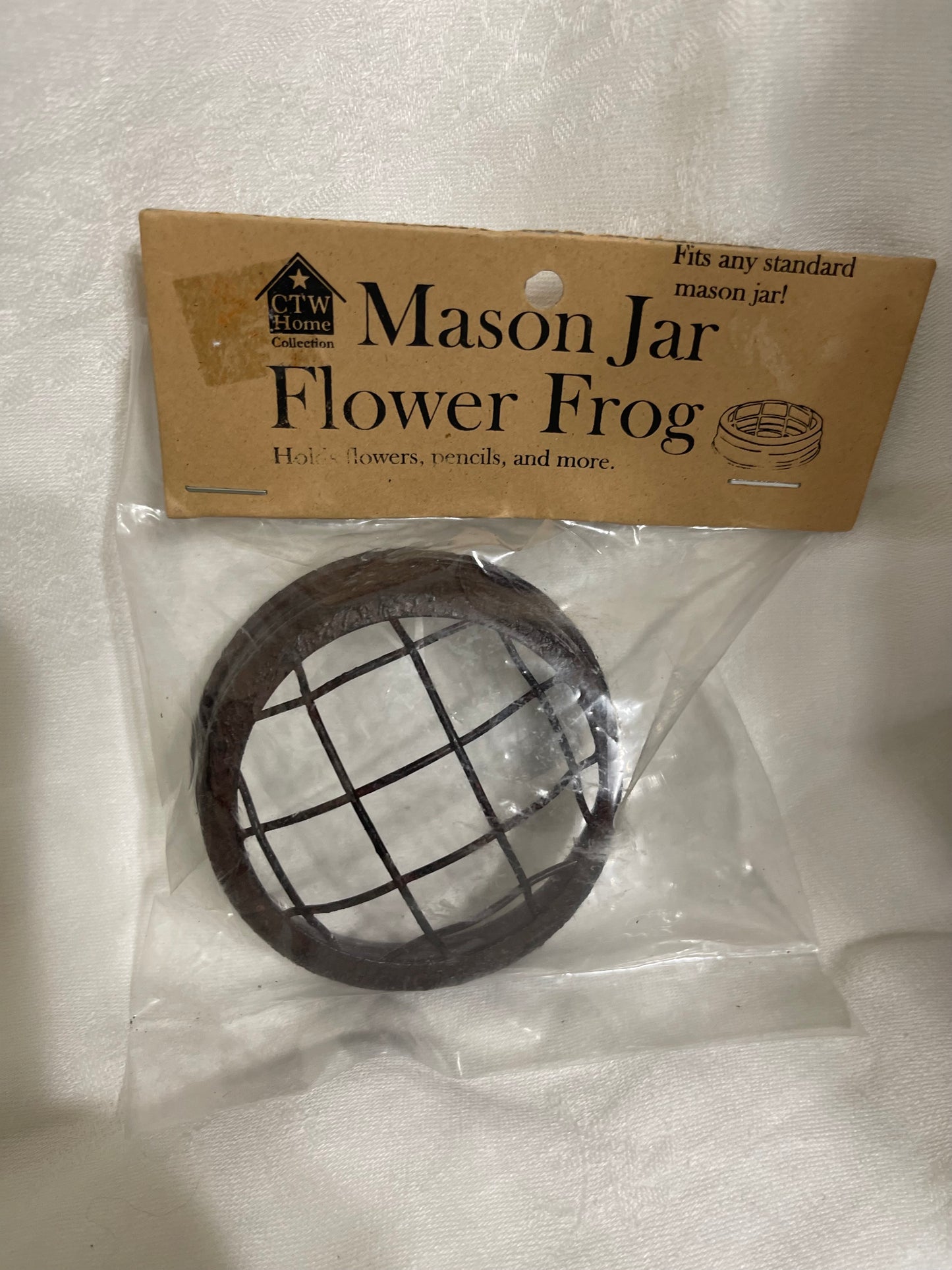Mason Jar Flower Frog
