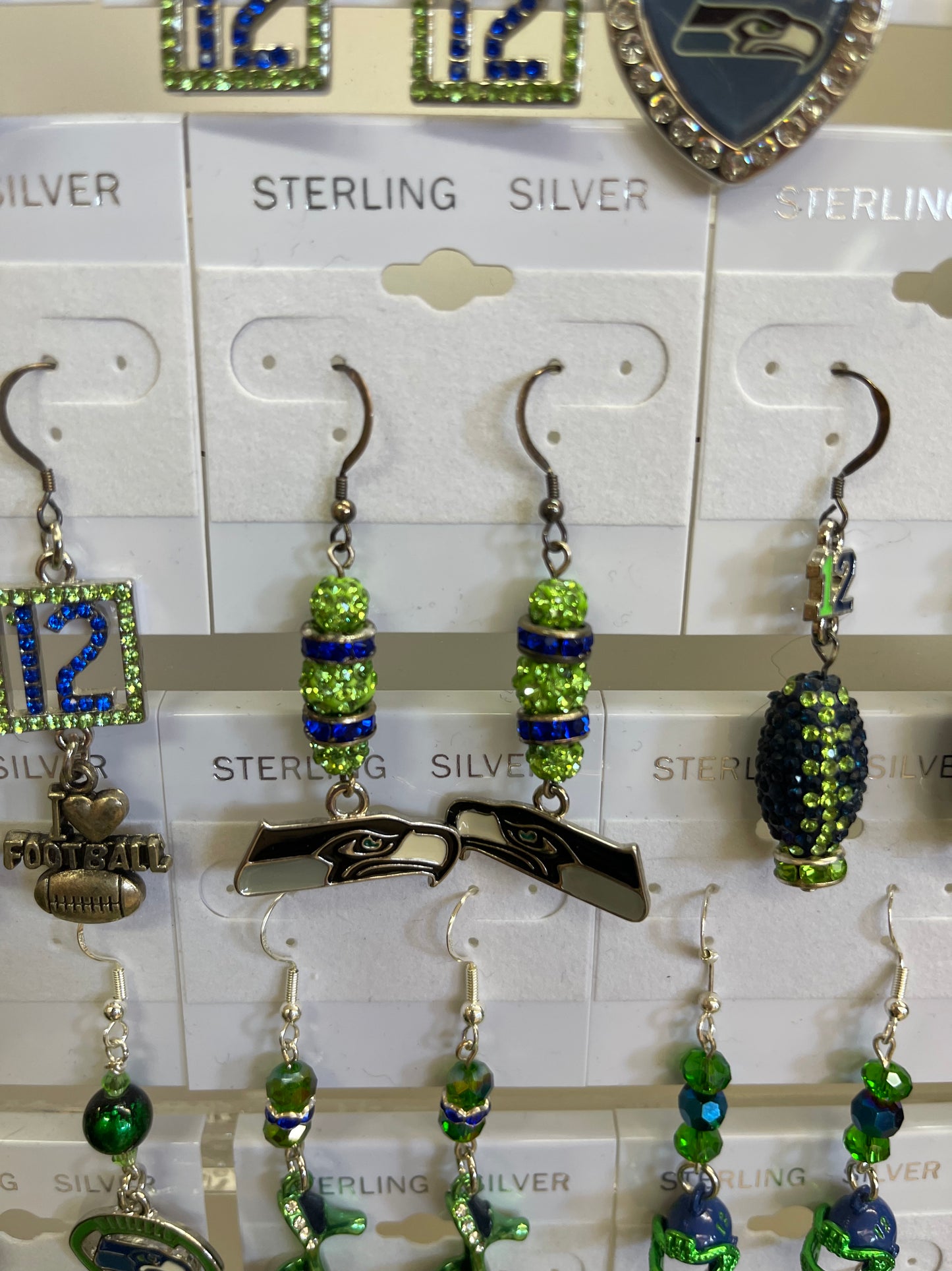 Seahawk Earrings