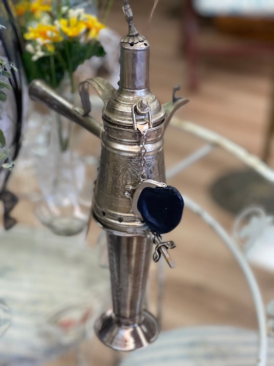 Assemblage Art candle holder/incense burner